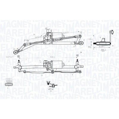 Systém čištění skel MAGNETI MARELLI 064012005011