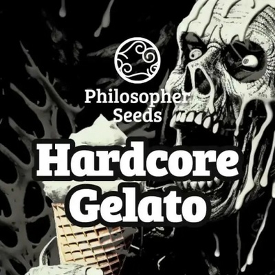 Philosopher Seeds Hardcore Gelato semienka neobsahujú THC 5 ks