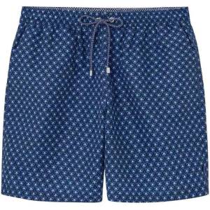 Hackett Бански гащета Hackett Floral Geo swimming shorts - Blue (Navy)