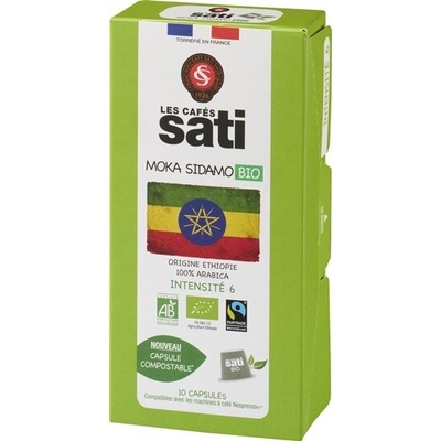 Les Cafés Sati Ethiopie Bio 10 ks