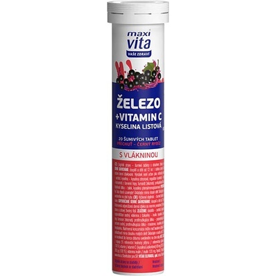 Vitar maxi vita železo+vitamín C 20 eff tabliet
