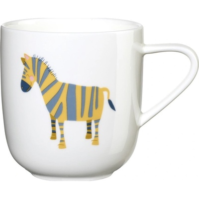 ASA Selection Porcelánový hrnček s uchom s motívom zebry 250 ml