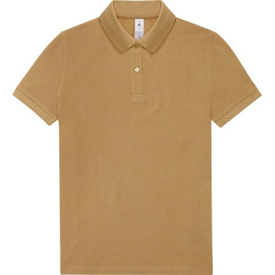 B&C My Polo 180 women piqué polo žlutá meta gold