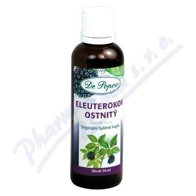Dr.Popov Eleuterokok ostnitý kapky 50 ml