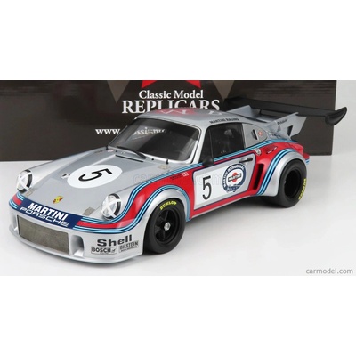 Cmr Porsche 911 930 Carrera Rsr Turbo 2.1l Team Martini Racing N 5 Brands Hatch 1974 H.muller G.van Lennep Stříbrná Červená Modrá 1:12