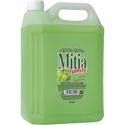 Mitia Family Green Apple tekuté mýdlo 5 l – Zboží Dáma