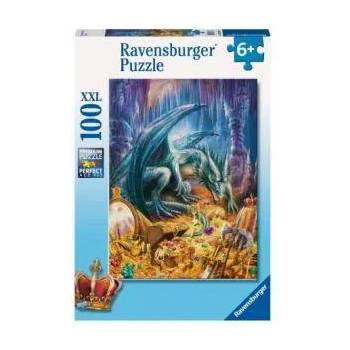 Ravensburger Пъзел Ravensburger 100 части XXL - Съкровището на дракона, 7012940