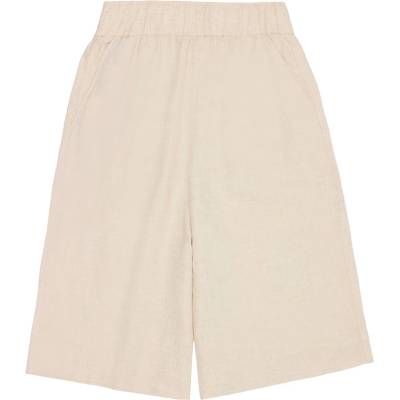 KnowledgeCotton Apparel Дамски къси панталони Knowledgecotton apparel Women's Eve Culotte High-Rise Wide Shorts - Light Feather Gray - размер XL (112-3722-0214)