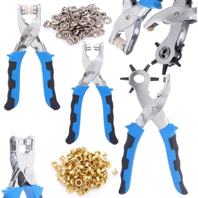 Tagred TA4170, Děrovací kleště na koženku, kůži, opravy druků | sada 127ks – Zboží Dáma