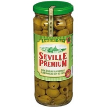 Seville Premium Zelené španělské olivy bez pecky 450 g