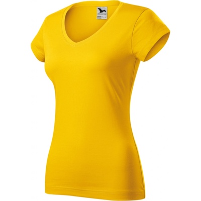 Malfini Fit V-neck 162 žlutá