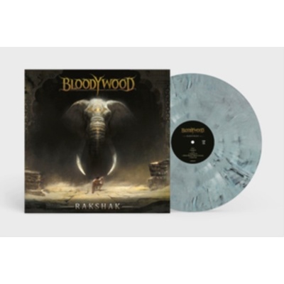 BLOODYWOOD - Rakshak - White/Blue/Black Marbled LP