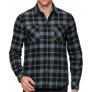 MAMMUT Мъжка риза с копчета Mammut Alvra Longsleeve Shirt - Black / Strata (033-2874-0212)