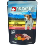 ONTARIO Капсула ontario dog Черен дроб с пиле в бульон 100 г