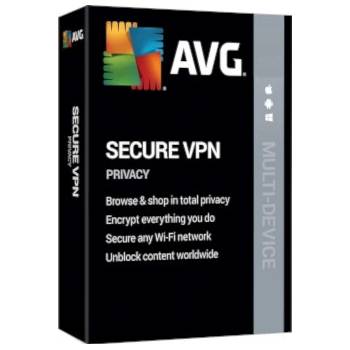 AVG Secure VPN 1 lic. 12 mes.