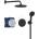 GROHE 348832430 - Душ комплект vitalio start 250 мм, черен (gh1103)