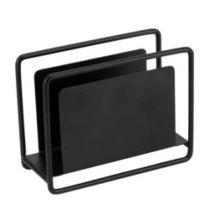 Horecano - Салфетник с място за надписване 13x5, 5xh10см черен HELLA-(HC-39151) (0139151)