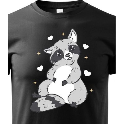 dětské triko Mýval černá