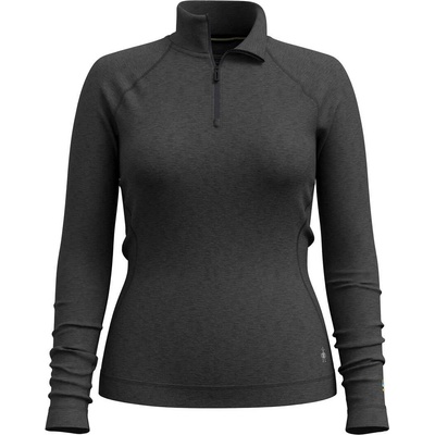 Smartwool Дамско мериносово термобельо Smartwool Women's Classic Thermal Merino BL 1/4 Zip Boxed Merino base layer - Charcoal Heather - размер XS (115-1714-0711)