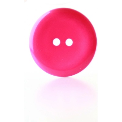 Pro Háčkování Knoflík kulatý plast 25 mm fuchsiový