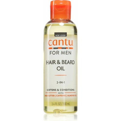 CANTU Men Hair & Beard Oil vyživujúci olej na vlasy a fúzy pre mužov 100 ml
