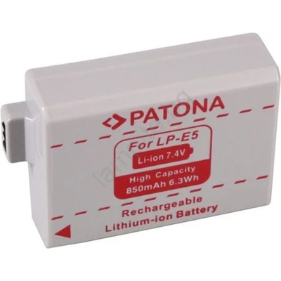 PATONA - Батерия Canon LP-E5 850mAh Li-Ion (IM0321)