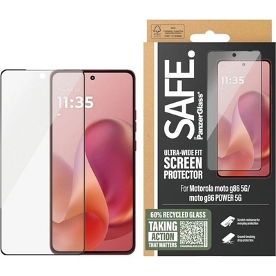 Safe Стъклен протектор SAFE - Ultra Wide Fit, Moto G86, прозрачен (5715685030277)