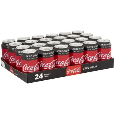 Coca Cola Zero plechovka 24 x 330 ml