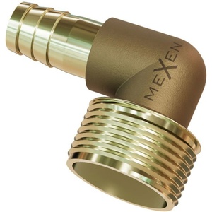 Mexen BRASS месингова връзка за маркуч лакът 1/2 GZ x 10 мм - W97423-1210 (W97423-1210)