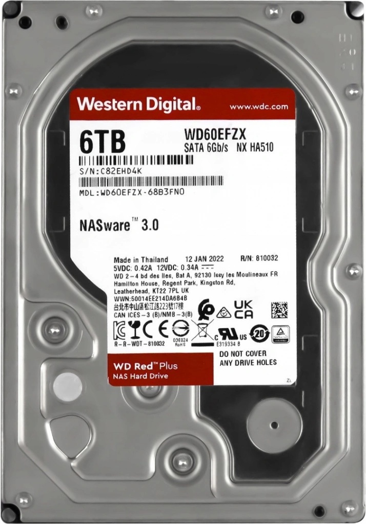WD Red Plus 6TB, WD60EFZX od 6 475 Kč - Heureka.cz