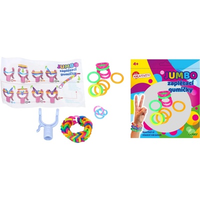 Kouzelné zaplétací JUMBO gumičky SET + příslušenství