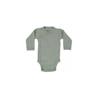 LODGER Hydrofilné zavinovacie body s dlhým rukávom Romper Tribe Silt Green