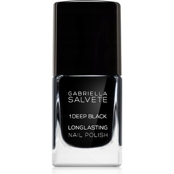 Gabriella Salvete Longlasting Enamel lak na nechty 01 Deep Black 11 ml