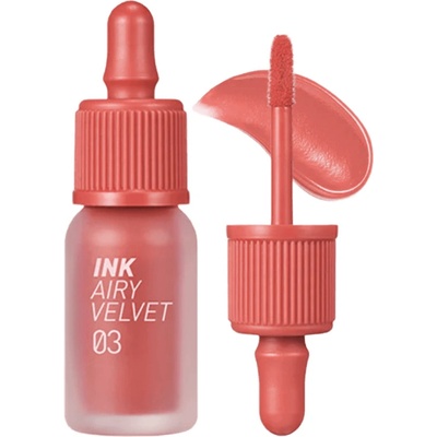 Peripera Ink Airy Velvet 003 Cartoon Coral Matný tint na pery 4 g