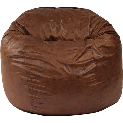 PUFRELAX Пуф, Барбарон, 600л. , King Size - Iced Coffee, Перящ се калъф, Трансформира се в легло, Пълнеж с микс от мемори пяна и дунапрен, Гама Premium, 8441 (PUF-M-K-PT-CAF)