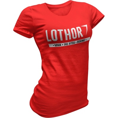 Dámske tričko lothor červené