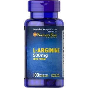 Puritan's Pride L-Arginine 500 mg [100 капсули]
