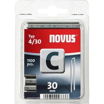 Novus Скоби за такери Type C4, 6.1х30х1.1 мм, 1100 бр. Novus (042-0461)