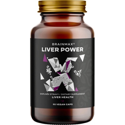 BrainMax Liver Power komplexní podpora jater 90 rostlinných kapslí