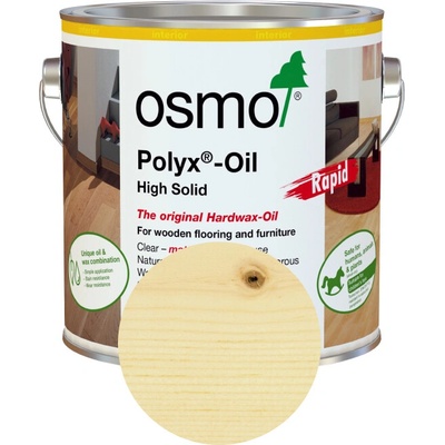 Osmo 3232 Tvrdý voskový olej Rapid 2,5 l Bezfarebný polomatný