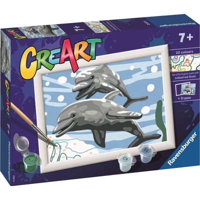 Malování CreArt pro děti Delfíni