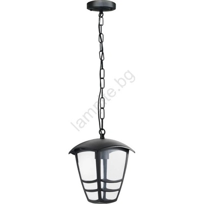 Kobi Екстериорен пендел TEVIO 1xE27/60W/230V IP54 черен (KB0484)