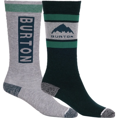 Burton Kids Weekend Midweight Socks 2 Pack deep emerald