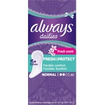 Always Ежедневни превръзки Always - Fresh & Protect Normal Deo, 30 броя