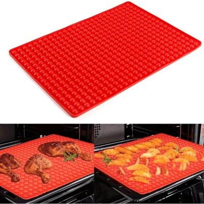 Pyramid Pan HWR-0549 Silikonová podložka na pečení 40x29cm, červená