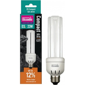 Arcadia D3+ Compact Reptile Lamp 23 W 12.0 UVB
