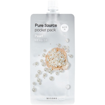 Missha Pure Source Pocket Pack (Pearl) Маска за лице дамски 10ml