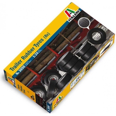 Italeri doplňky TRAILER RUBBER TYRES 8x 1:24