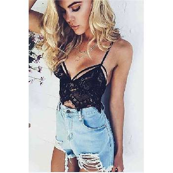 Base Сутиен от дантела - Черен #309772 (309772_Черно)