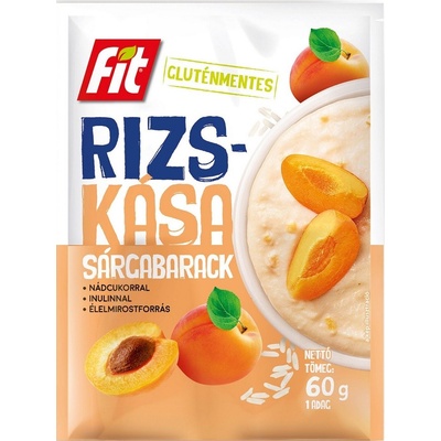 Fit Bezlepková Ryžová kaša s marhuľami 60 g